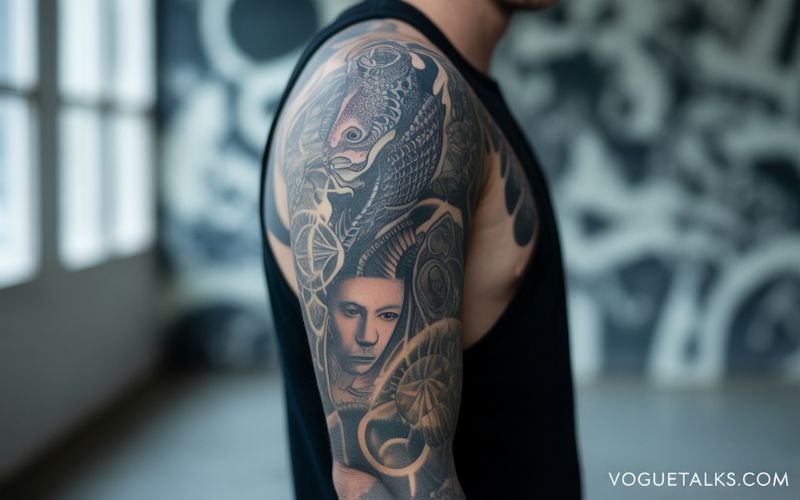 Cool mens sleeve tattoo drawings and ideas