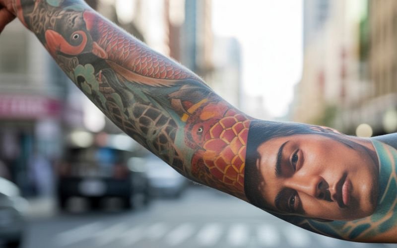 Cool mens sleeve tattoo drawings and ideas
