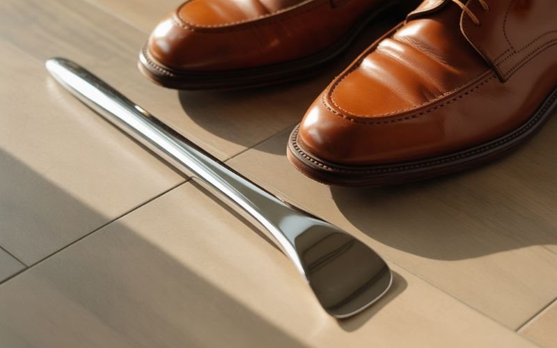 steel shoe horn