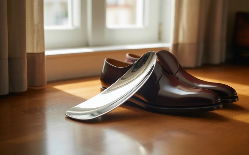 shoes with shoe horn