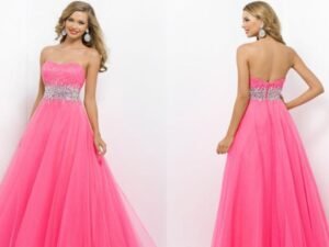 pink prom dress
