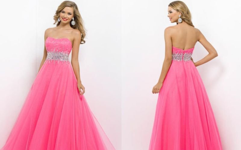 pink prom dress